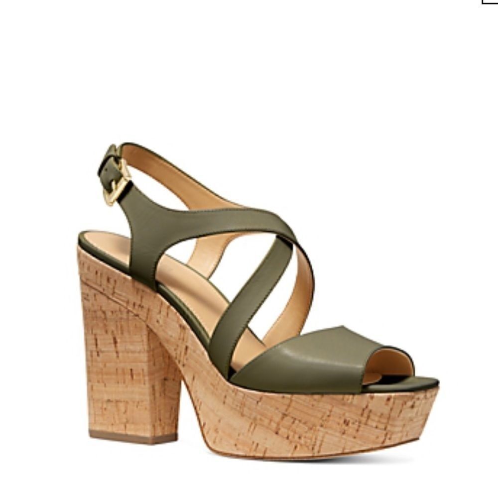 Michael KORS Abbott Platform Slingback Sandal